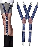 Vista 1 de STAY GENT Camisa estilo Y para hombres con abrazaderas de bloqueo antideslizantes y correas elásticas ajustables