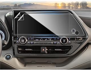 CDEFG Screen Protector for 2023 Toyota Highlander Limited Platinum Hybrid 12.3" Touch Screen, 2023+ Navigation Radio Infotainment Display Glass Protective Screen Cover Nano Material (12.3 Inch 2PCS)