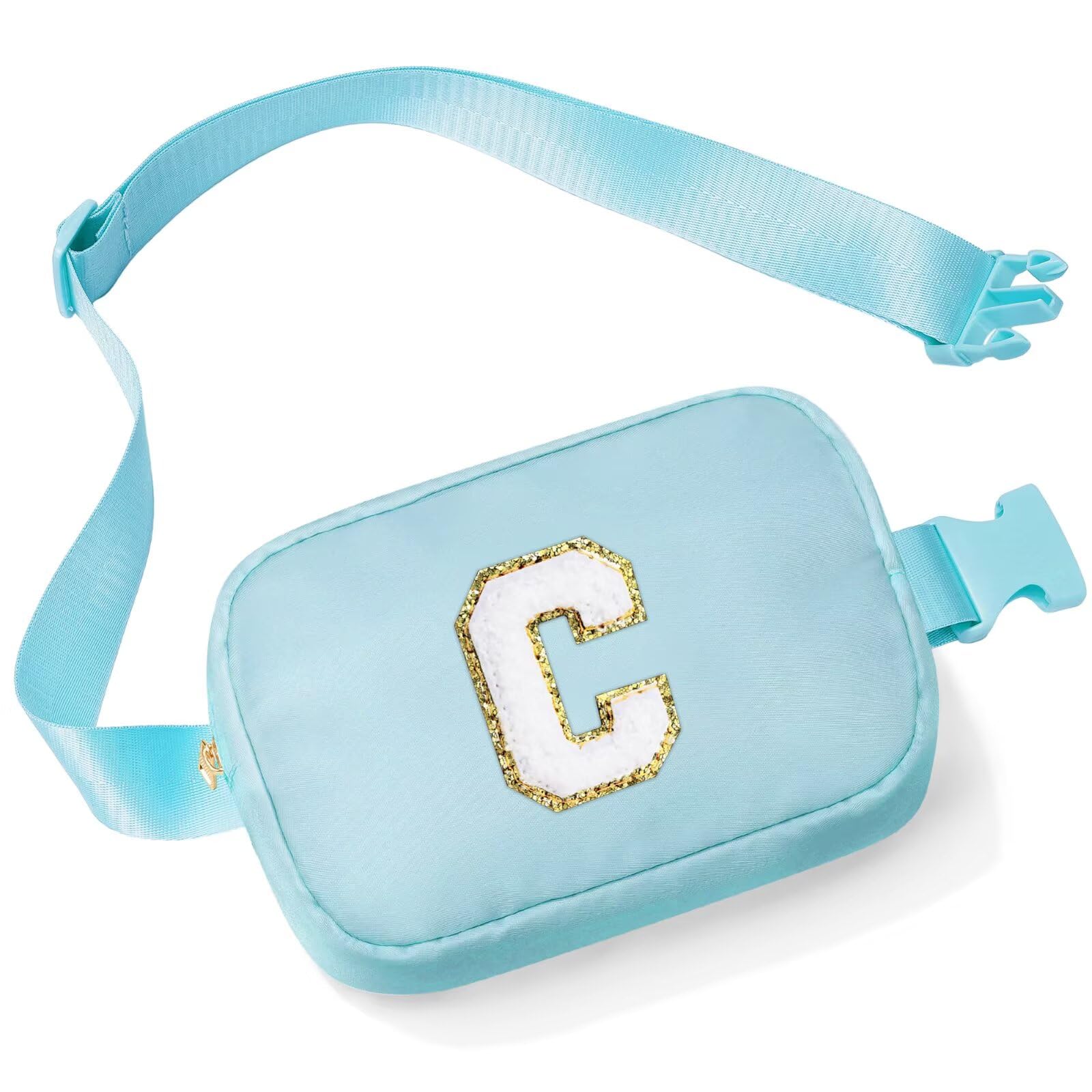 YOOLIFE Buchstaben Bauchtasche Kinder Mädchen Gürteltasche - Geschenk Mädchen 3 4 5 6 7 8 9 10 11 12 Jahre, Personalisiert Teenager Geschenke für Frauen Freund Schwester Mama