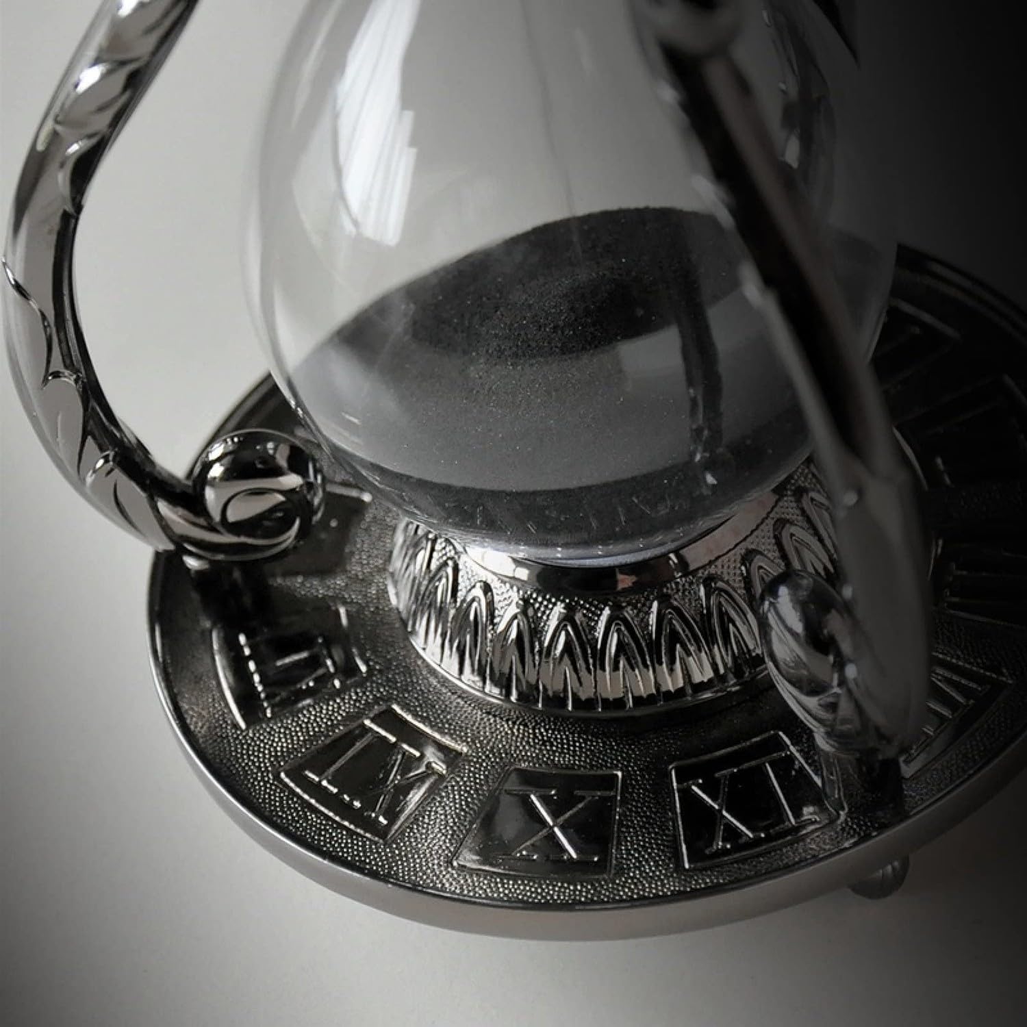 12 Constellation Reloj De Arena Decorativo Antiguo Reloj De Arena De Metal Temporizador De 30 Minutos, Temporizador Cocina Hourglass, Decoración De Vidrio