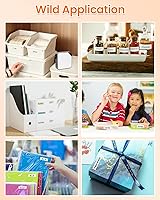 Vista 9 de Vixic Label Maker Machine D1600 Label Maker Bluetooth Label Printer Sticker Maker with Label Tape Compatible with Dymo LabelManager 160 210D 260P