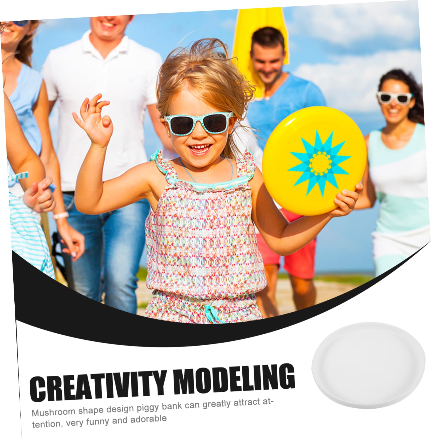 Abaodam Outdoor Sports Flying Disc Interactive Plaything for Adults Soft Cartoon Disc for Fun Outdoor Activities for Backyard Games and Family Gatherings