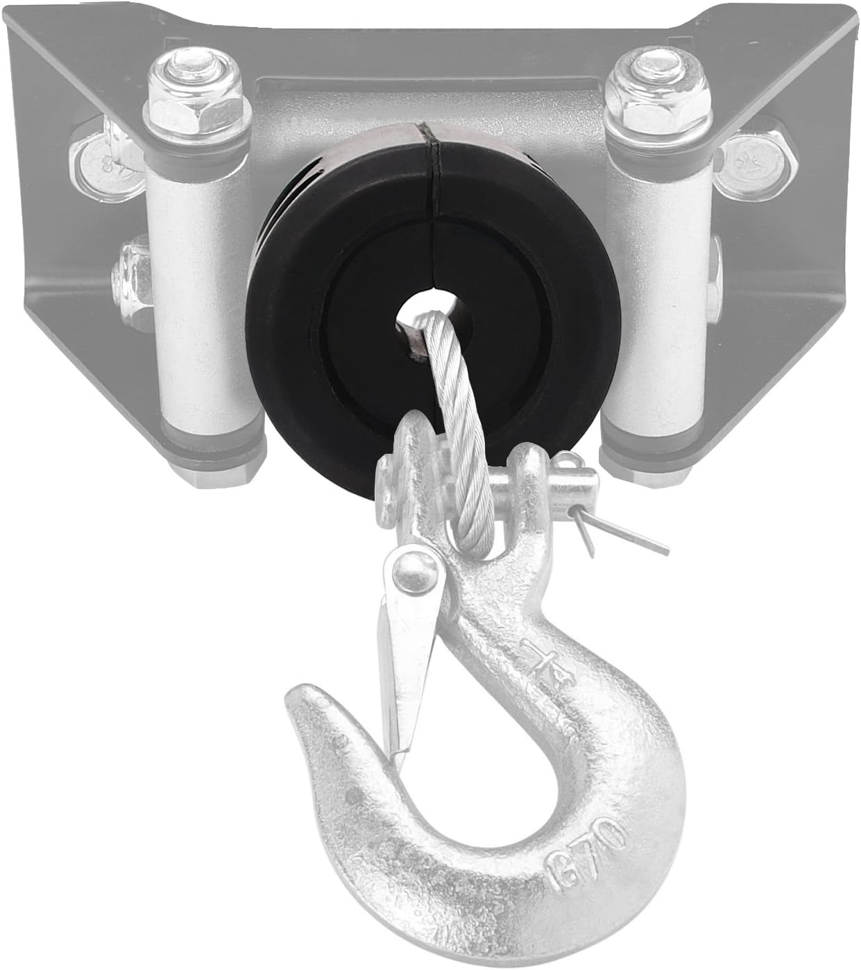 HOOAI Winch Stopper Cable Saver Hook Stopper Line Stopper with Allen Wrench for ATV UTV Winches