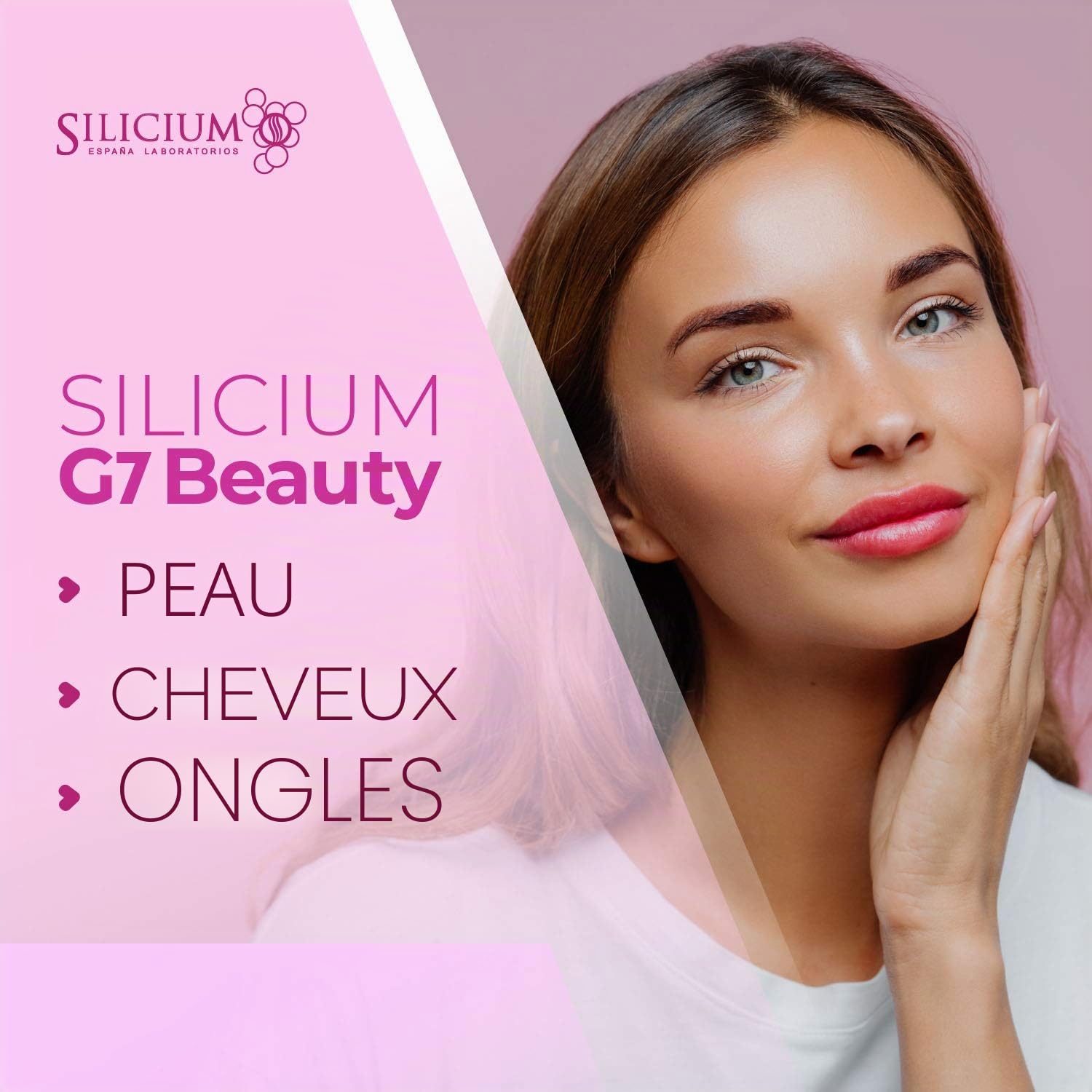G7 Beauty. Antioxydant cellulaire. Silicium Enrichi En Vitamine E Et Sélénium. Aide Á Maintenir La Santé Et La Beauté De La Peau, Des Cheveux Et Des Ongles. 60 capsules.
