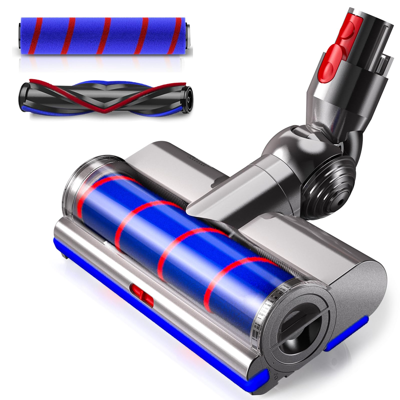 Tête de Brosse pour Dyson V7 V8 V10 V11 V15 SV10 SV11 SV12 SV14 SV15 SV22 Motorhead, Brosse Turbine, Sols Durs Pièce de Rechange 967483-04, 967483-05 - 2