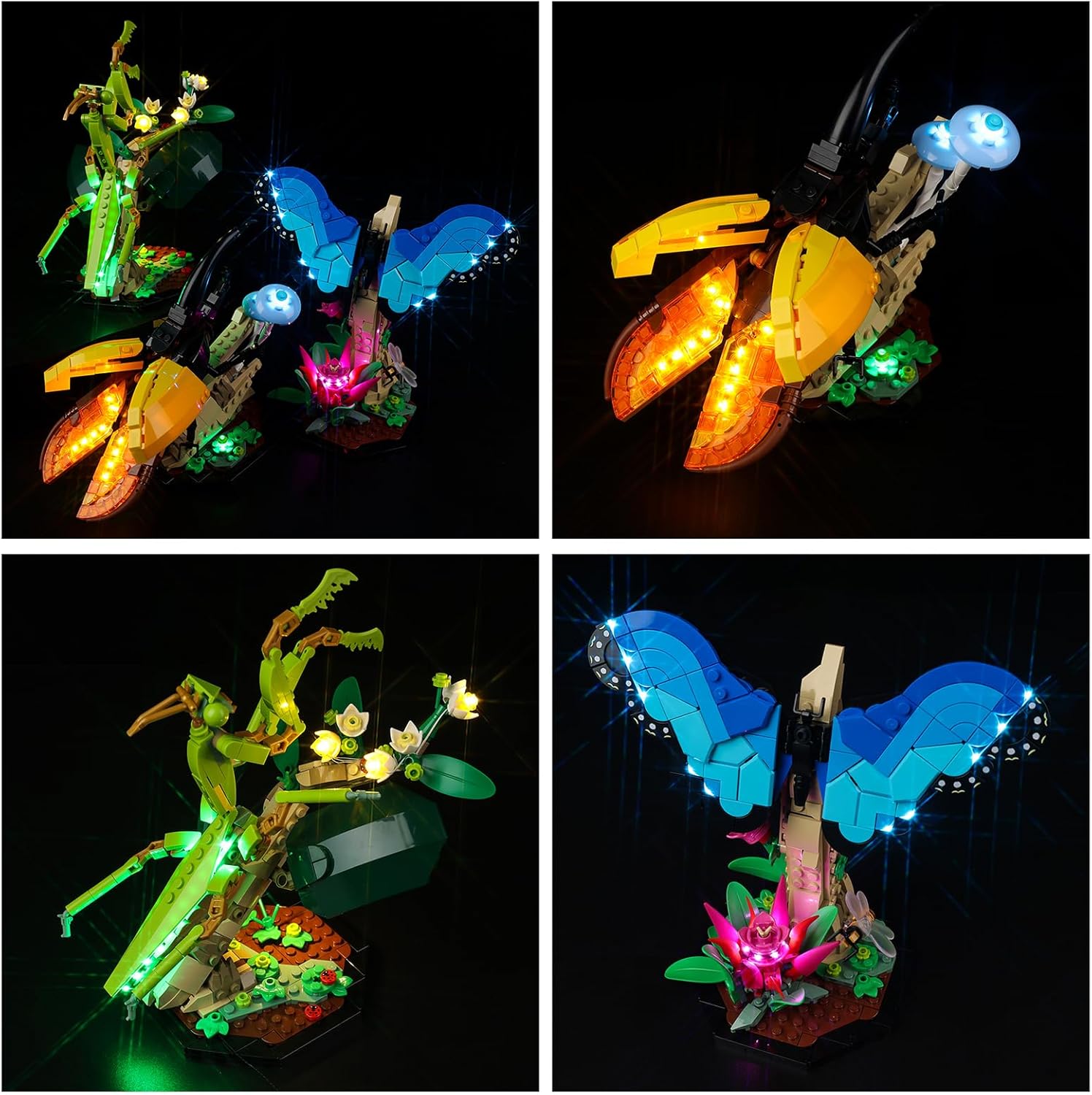 Kyglaring LED Light for Lego 21342 The Insect Collection, Creative Lighting Kit, NO Lego Blocks Set (Classic Version)