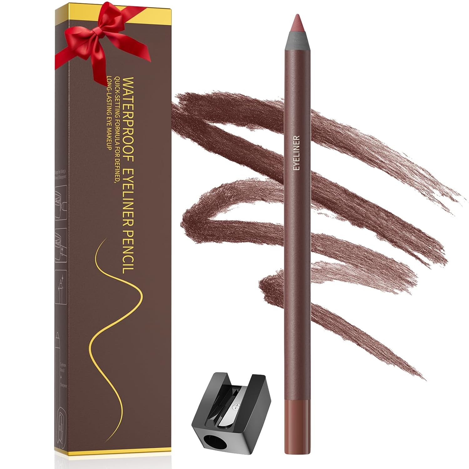 Gel Eyeliner Pencil - Matte Waterproof Long Lasting Eye Makeup
