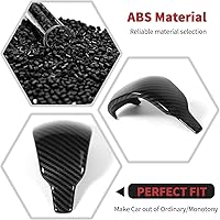 Vista 3 de RT-TCZ Cubierta de perilla de palanca de cambios de fibra de carbono, accesorios decorativos interiores para Jeep Grand Cherokee 2017-2020