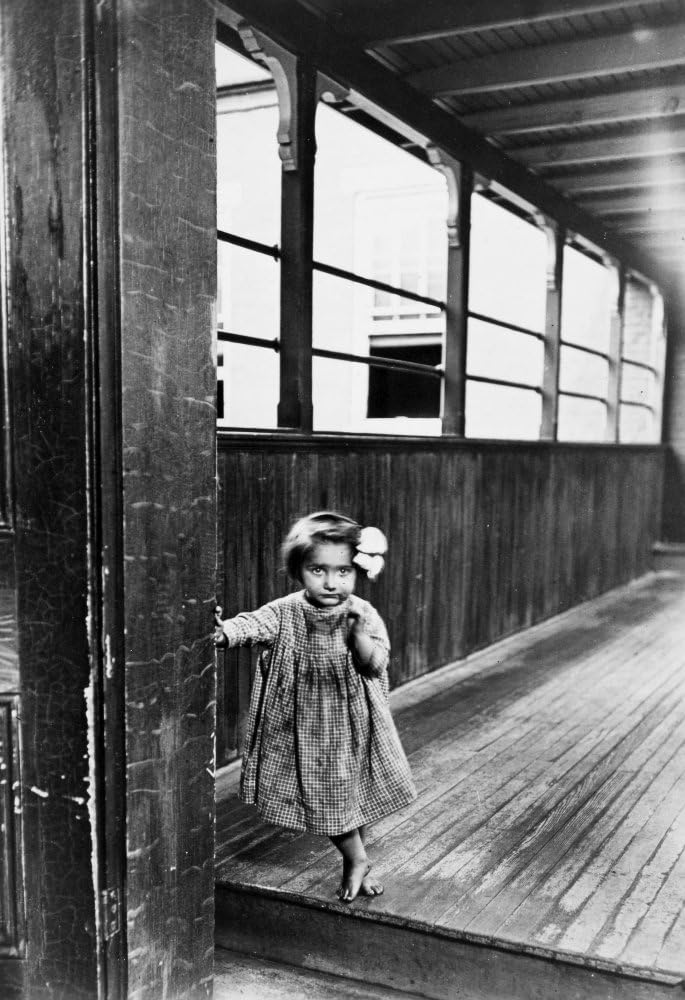 Child Labor 1909 NLittle Orphan Annie A Pittsburgh Pennsylvania Almshouse Waif Photographed In 1909 By Lewis W Hine Poster Print by (18 x 24)