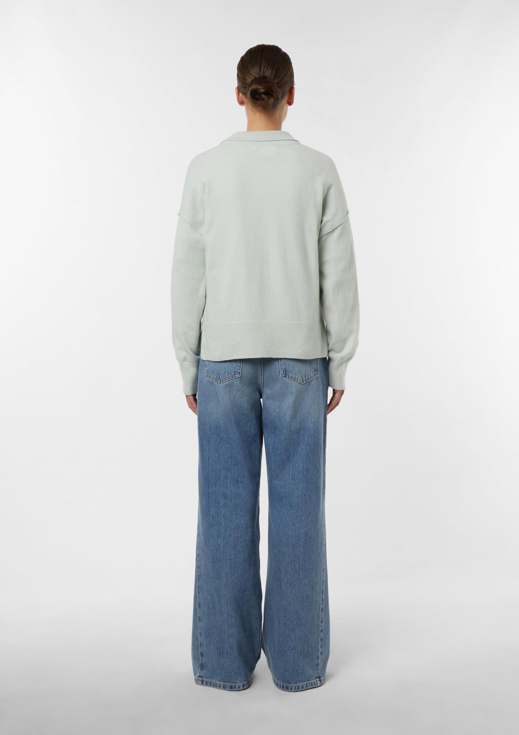 Comma Feinstrickpullover mit Polokragen