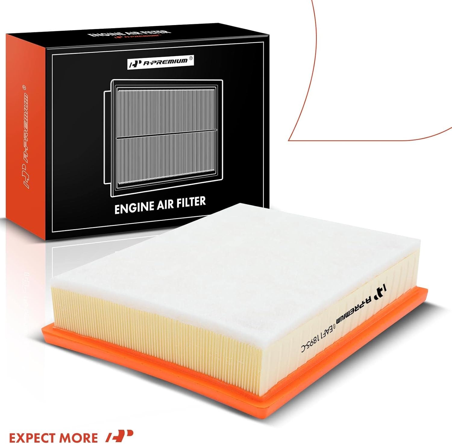 A-Premium Engine Air Filter Compatible with Toyota Models - Sequoia 2014-2022, Tacoma 2016-2023, Tundra 2013-2021, 3.5L 4.0L 4.6L 5.7L, Replace# 17801-0P100
