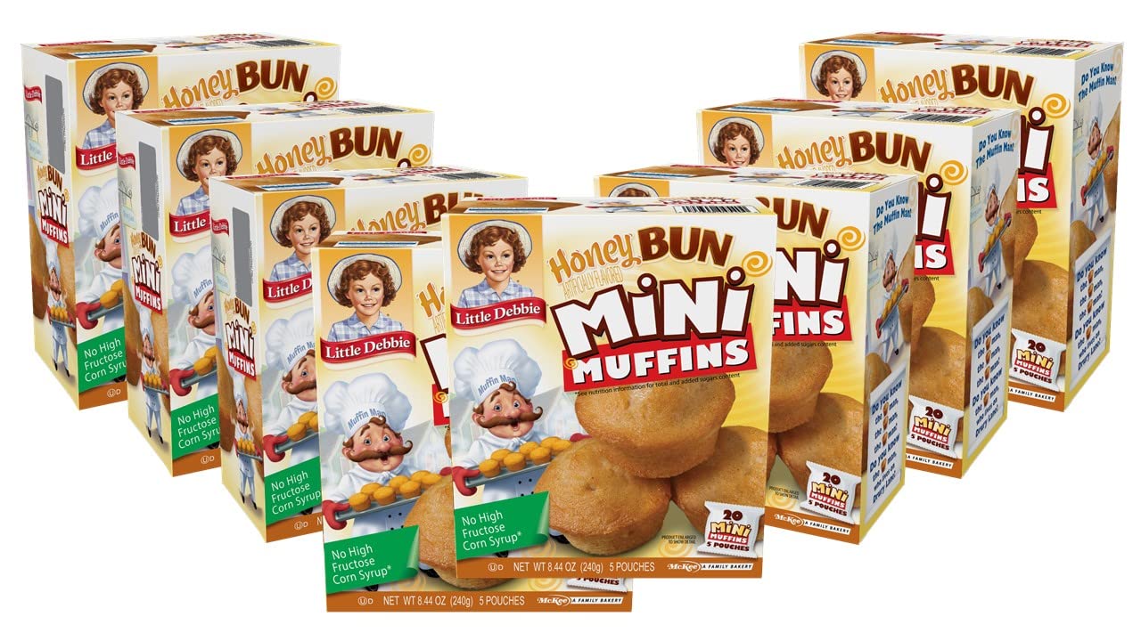 Little Debbie Chocolate Chip Mini Muffins, 40-1.7 OZ Pouches (8 Boxes)