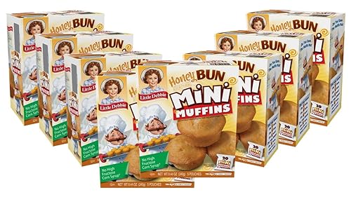 Miniatura 18 de Little Debbie Mini magdalenas con chispas de chocolate, 5 bolsas, caja de 8.44 onzas