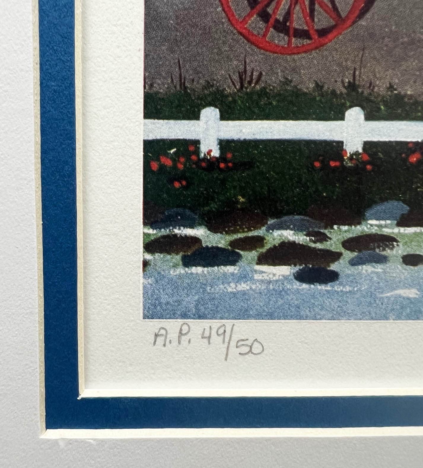 Amazon.com: Jane Wooster Scott The Christening Framed Hand Signed