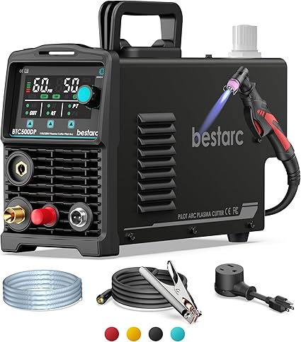 bestarc Pilot Arc Plasma Cutter, [LED Display][Air Sensor] 50A Plasma