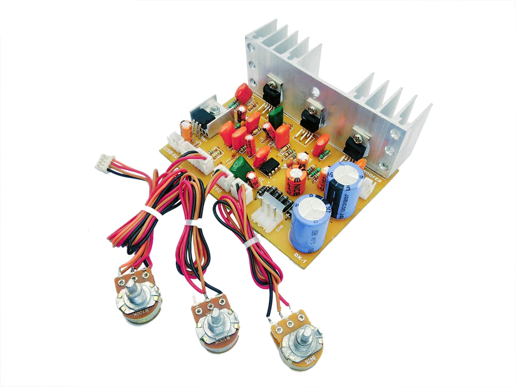 ERH INDIA Ready to Use 2.1 Home Theater Amplifier Board 100 watt with Bass Boost Support TDA2030