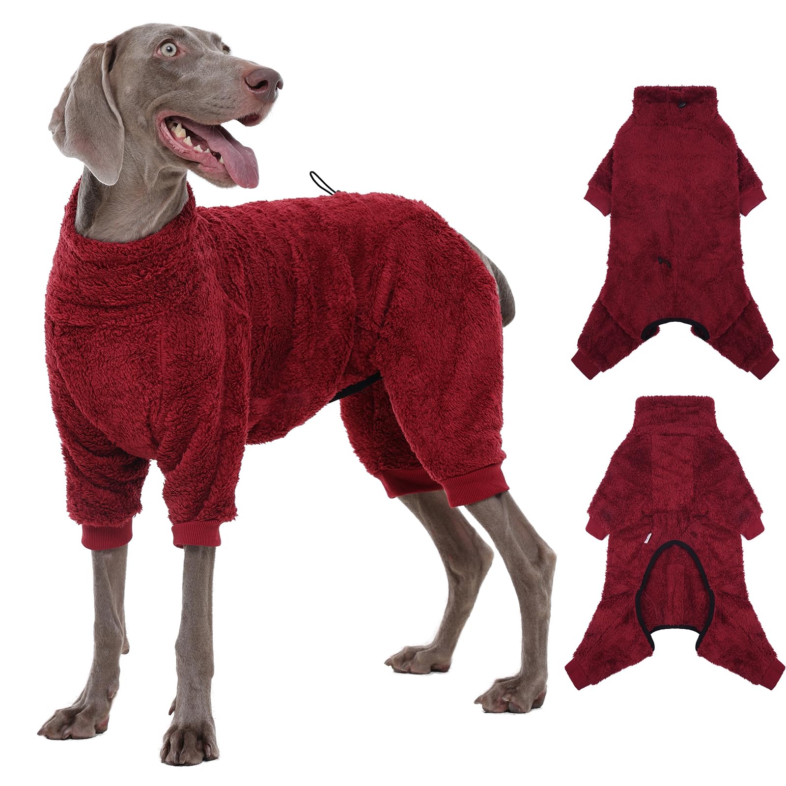 Veste pour animal domestique rouge XL idéale pour les balades d'hiver