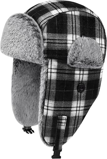 Sarfel Toddler Winter Hat Warm Fur Fleece Baby Boy Winter Hat Kids Trapper Hat Toddler Snow Hat Girls Winter Hat with Earflap