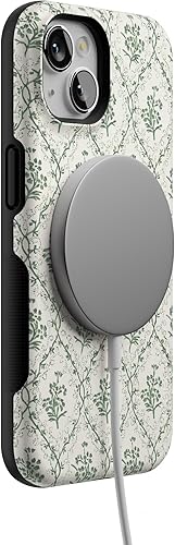 Vista 819 de Casely Funda para iPhone 13 Compatible con MagSafe Color Splash de medianoche Funda retro abstracta Color de medianoche Splash Abstracto