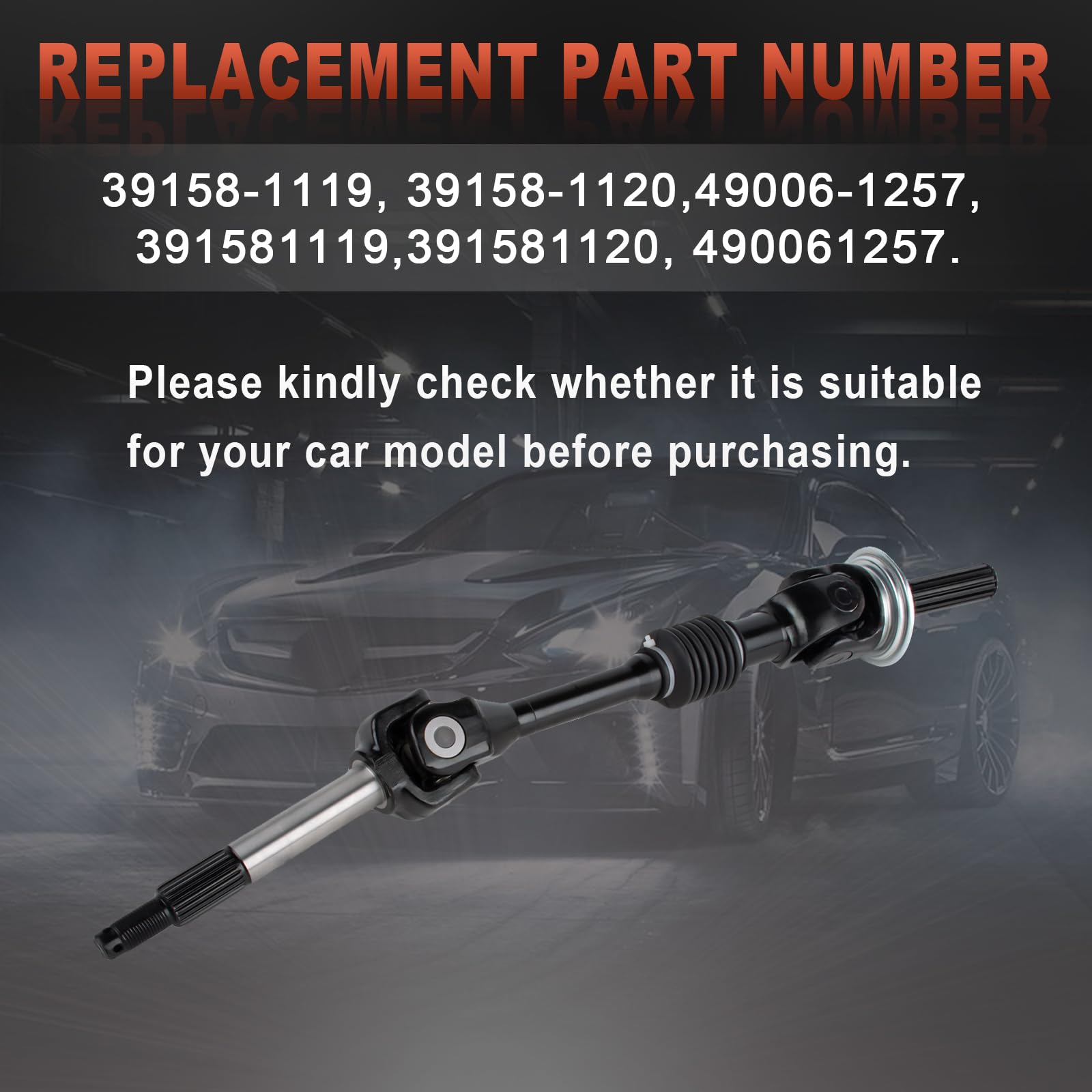Arbre De Transmission Arrière Pour Kawasaki Mule 2500/2510/2520/3000/3010/3020 - Compatibilité 2000-2003 - Pièce De Remplacement A-Premium