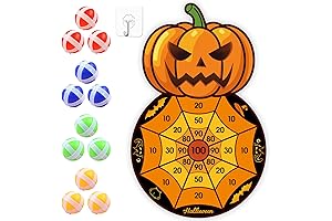 Halloween Party Games for Kids: AMFEOV Pumpkin Dart Board