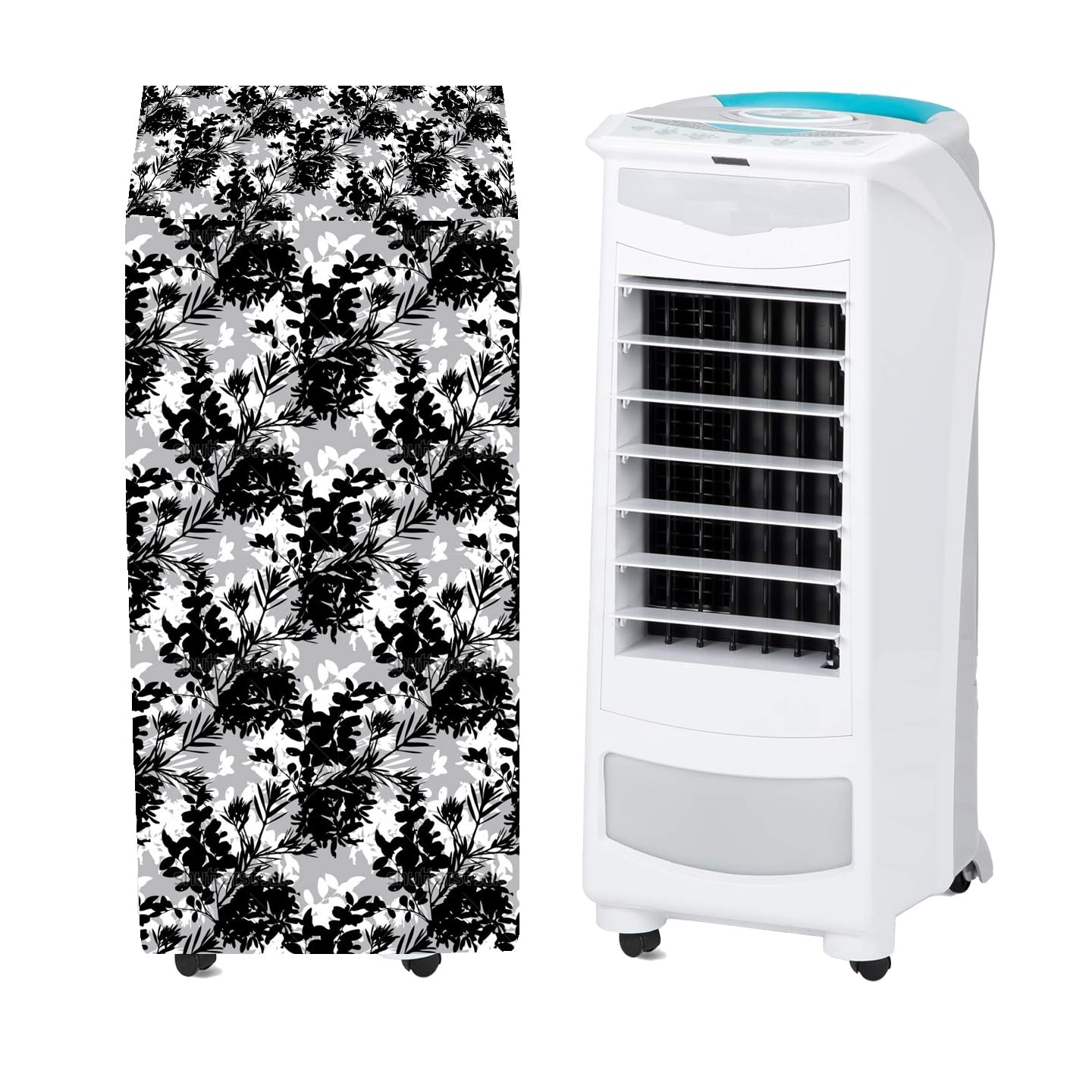 HomeStore-YEP Air Cooler Cover Compatible for Symphony Personal 9 Liter Tower Cooler Black Color-picture-10
