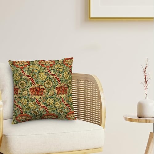 Miniatura 3 de Fundas de almohada retro con flores de 18 x 18 pulgadas, diseño de flores retro, casa de campo, sala de estar, cama, asiento de automóvil, sofá,