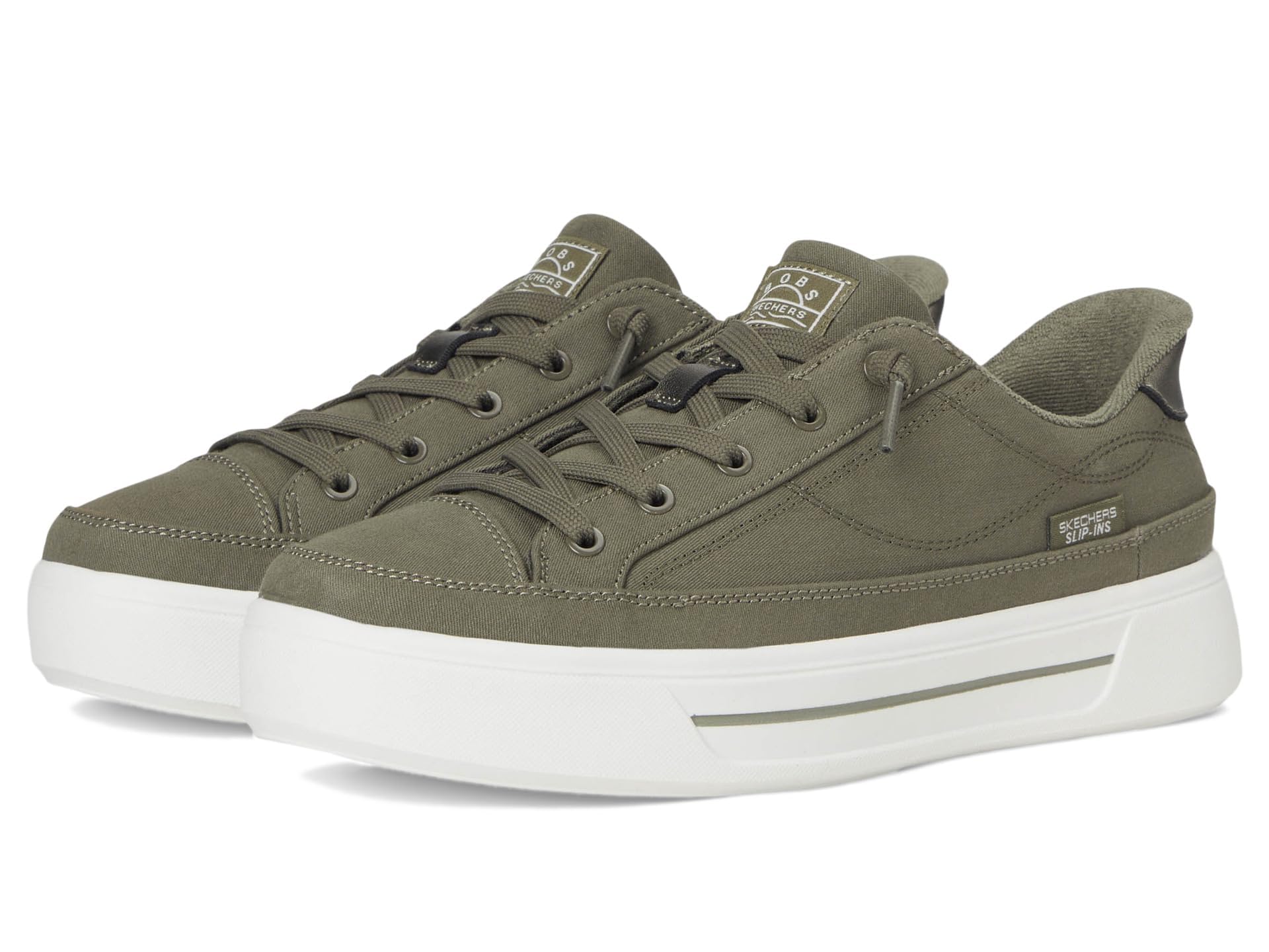 Photo 1 of ***DAMAGED - SEE NOTES/PICTURES*** Skechers Hands Free Slip-Ins Bobs Social, OLV, 8.5 M
