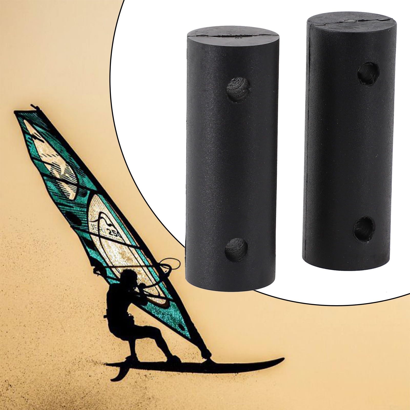 Oniissy Strumenti di riparazione Giunto di ricambio Tendine Materiale Gomma Giunto Tendine Windsurf, Giunto Tendine Per Piede Albero Applicabile Surf E Sail Joint Accessori