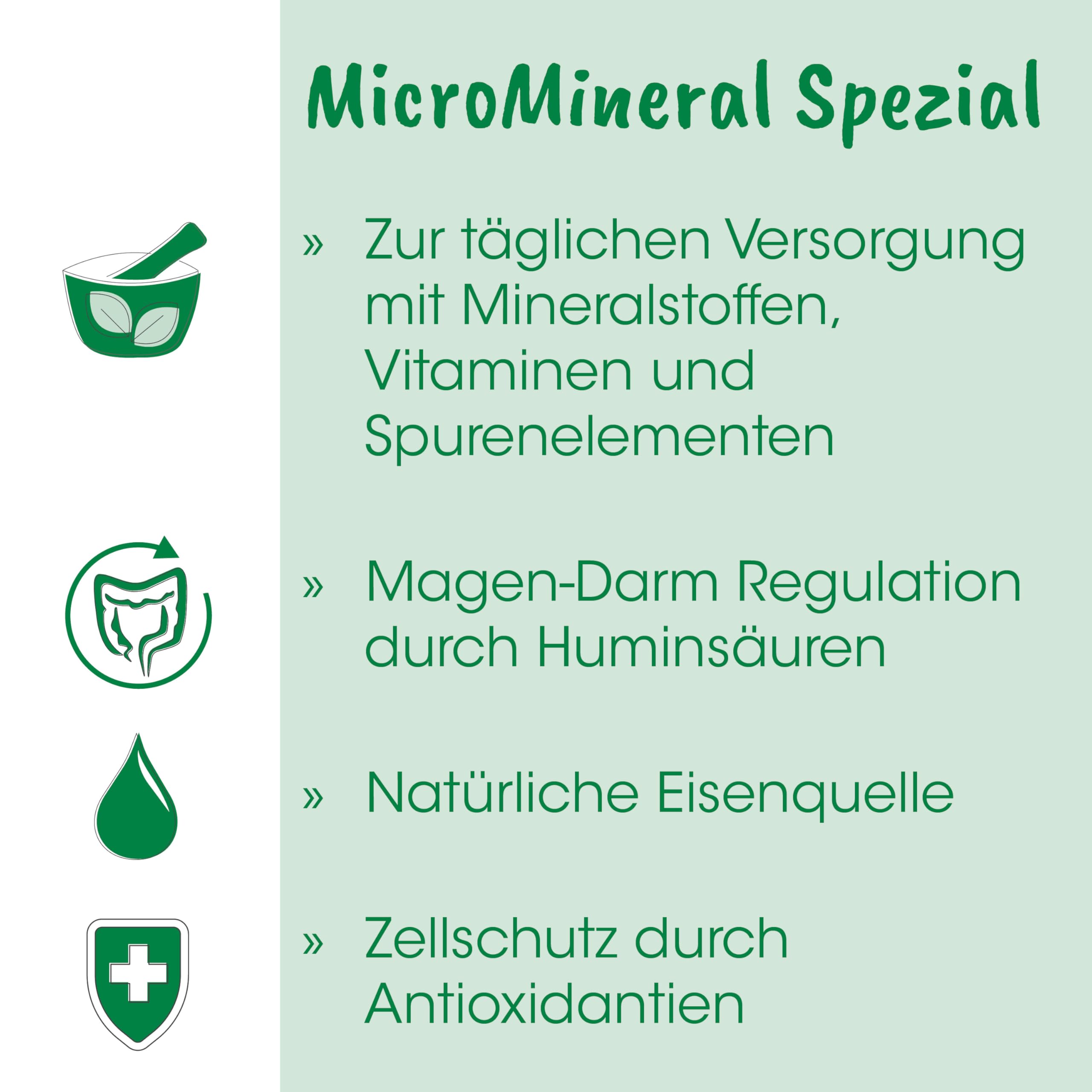 cdVet Naturprodukte MicroMineral Spezial 2,5 kg - Hund, Katze, Pferd - Vitamin- Mineralstoff- und Spurenelementgeber - Magen-Darm Regulation - Eisenquelle - Zellschutz - Muskelaufbau - Vitalität -