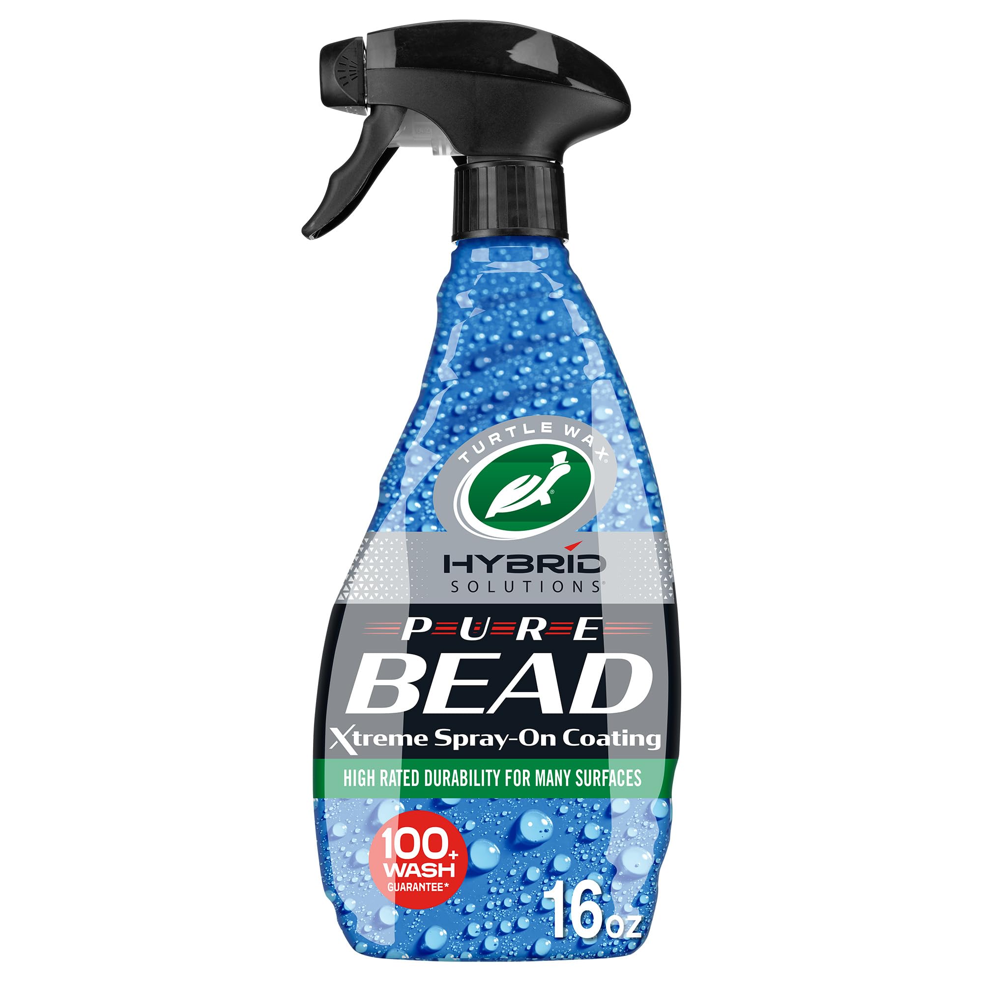 Turtle Wax Hybrid Solutions Pure Bead Advanced Car Coating Spray For Auto, Home & Marine Use, Clear Coat Paint Protection, Streak-Free, Safe for Glass, Metal, Plastics & More,