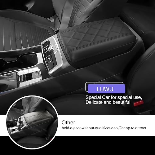 Miniatura 25 de LUWU for 2025 2024 Chevy Trax Center Console Cover 2024 Trax Armrest Cover 2024 2025 Chevrolet Trax Accessories Console Pad 2024 2025 Chevy Trax