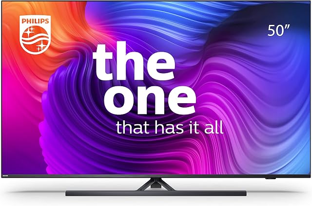 Philips 50PUS8546/12 50-Inch 4K LED TV | Ambilight, UHD & HDR10+ | Dolby Vision & Dolby Atmos | Multi-room DTS Play-Fi | Google Assistant & Alexa Compatible
