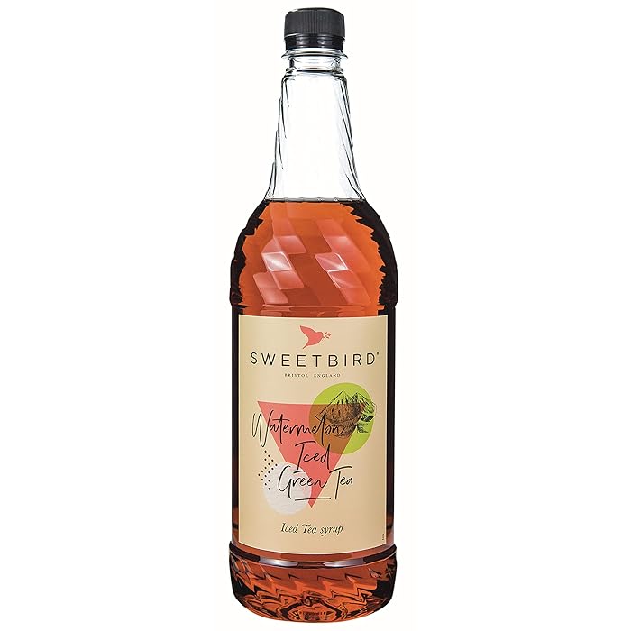 Buy Sweetbird Watermelon Iced Green Tea Syrup 1 Litre Vegan Friendly