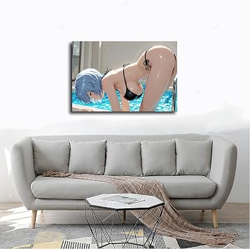 AI Japanese Anime, AI Sexy Girl, AI Anime Drawing15 Canvas Poster Bedroom Decor Landscape Office Room Decor Gift Unframe: 16x24inch(40x60cm)