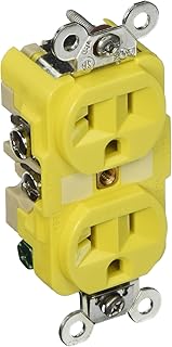 Hubbell - HBL53CM62 - Receptacle, 20A, 125V, 5-20R, 2P, 3W, 1PH