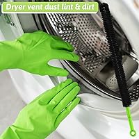 Vista 3 de Cepillo para Drenaje de Alcantarilla, Removedor de Obstrucciones de Drenaje, Herramienta Limpiadora Flexible de 17 Pulgadas con Serpiente Larga