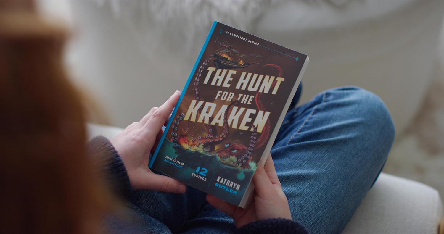 The Hunt for the Kraken: A Decide-as-You-Go Adventure (The Lamplight Series Book 1)
