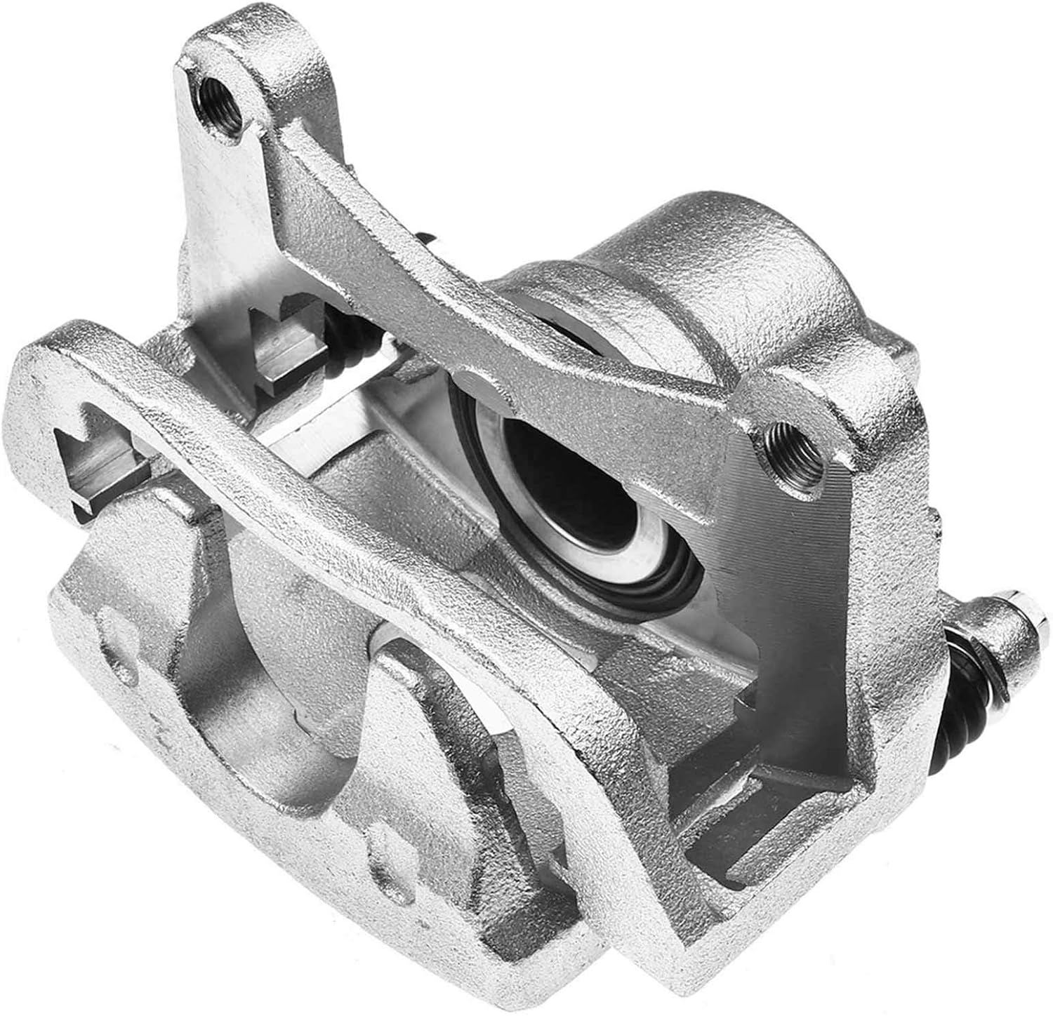 A-Premium Disc Brake Caliper Assembly with Bracket Compatible with Jeep and Chrysler Models - Cherokee 2014-2018, 200 2015-2016, Single Piston Caliper - Front Left Driver Side