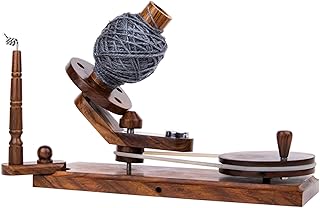 Stellar Exports Exquisite Winder Wooden Yarn Winder - Yarn Ball Winder, Large Yarn Winder, Yarn Cake Winder, Yarn Winder for Crocheting Knitting, Yarn Baller Winder (Rosewood Winder)