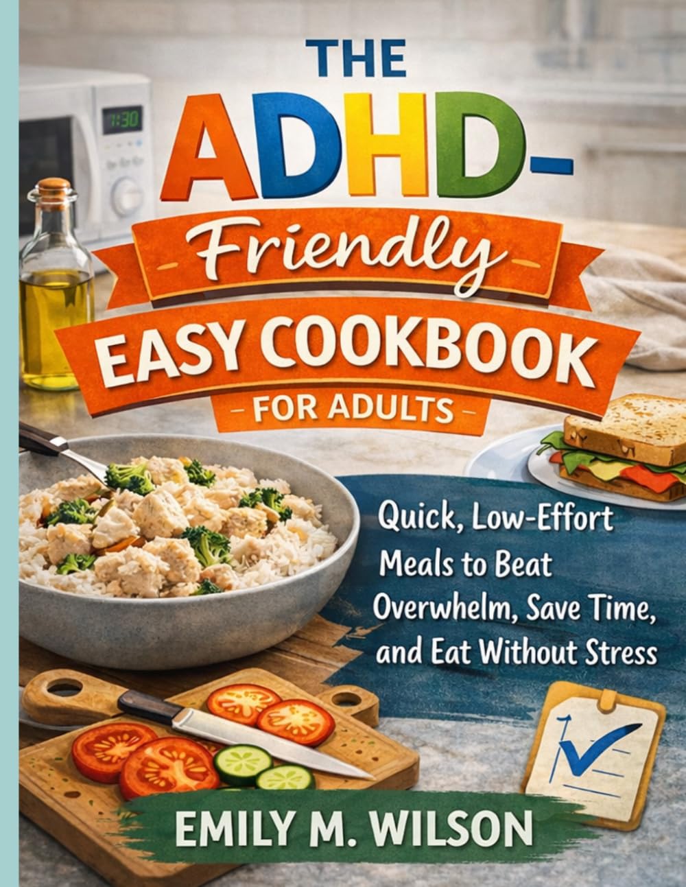 The ADHD-Friendly Easy Cookbook for Adults: Quick, Low-Effort Meals to Beat Overwhelm, Save Time, and Actually Enjoy Cooking