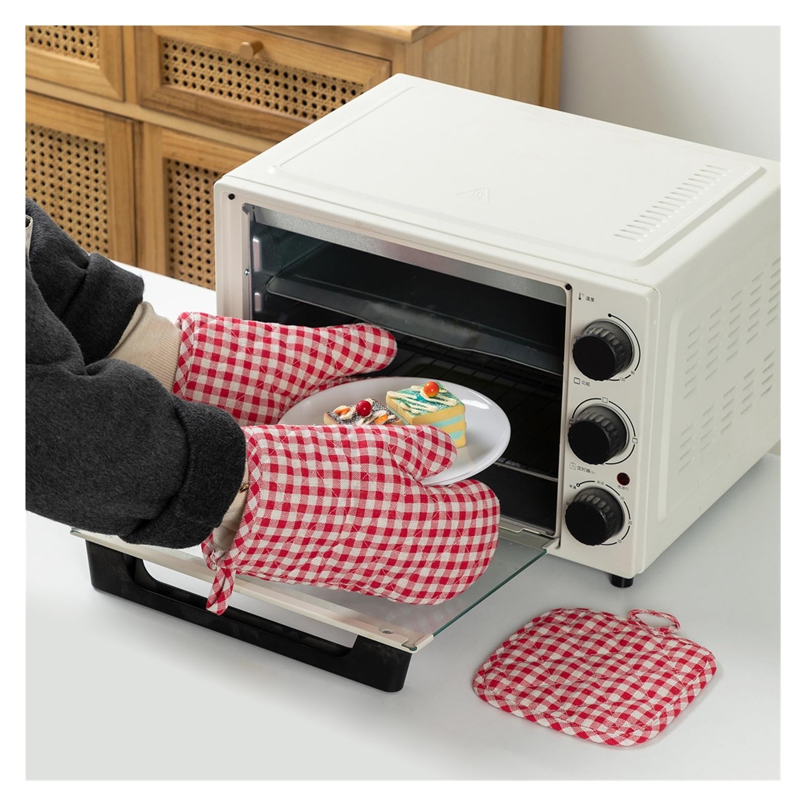 4 Gants De Cuisine Épais pour Cuisine