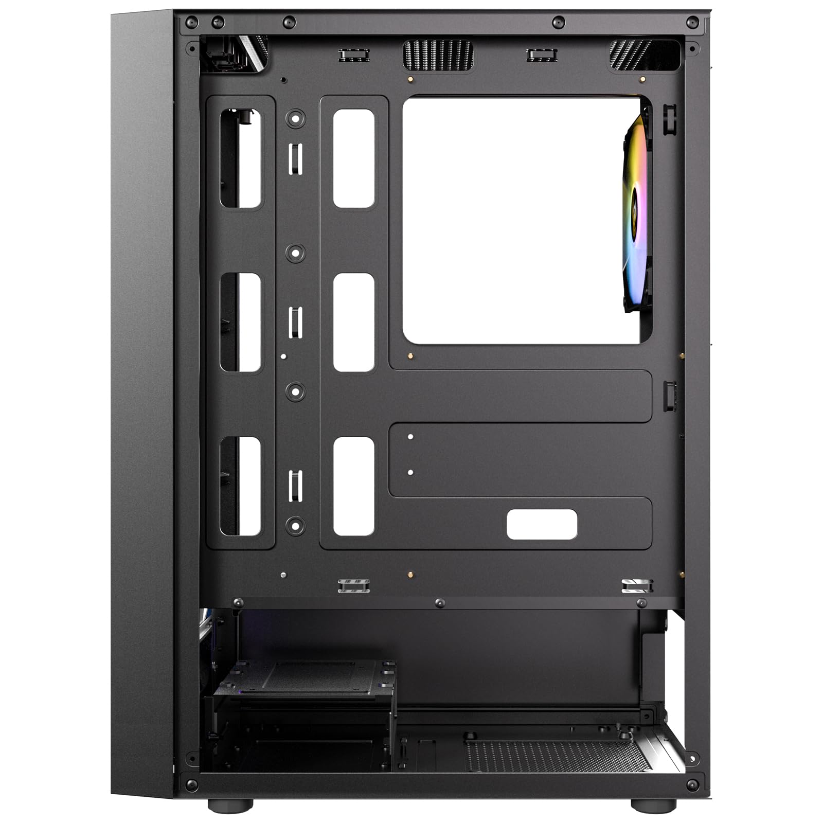 ANTEC AX27 RGB Elite PC Boîtier Midi Tower Gaming ATX, Noir