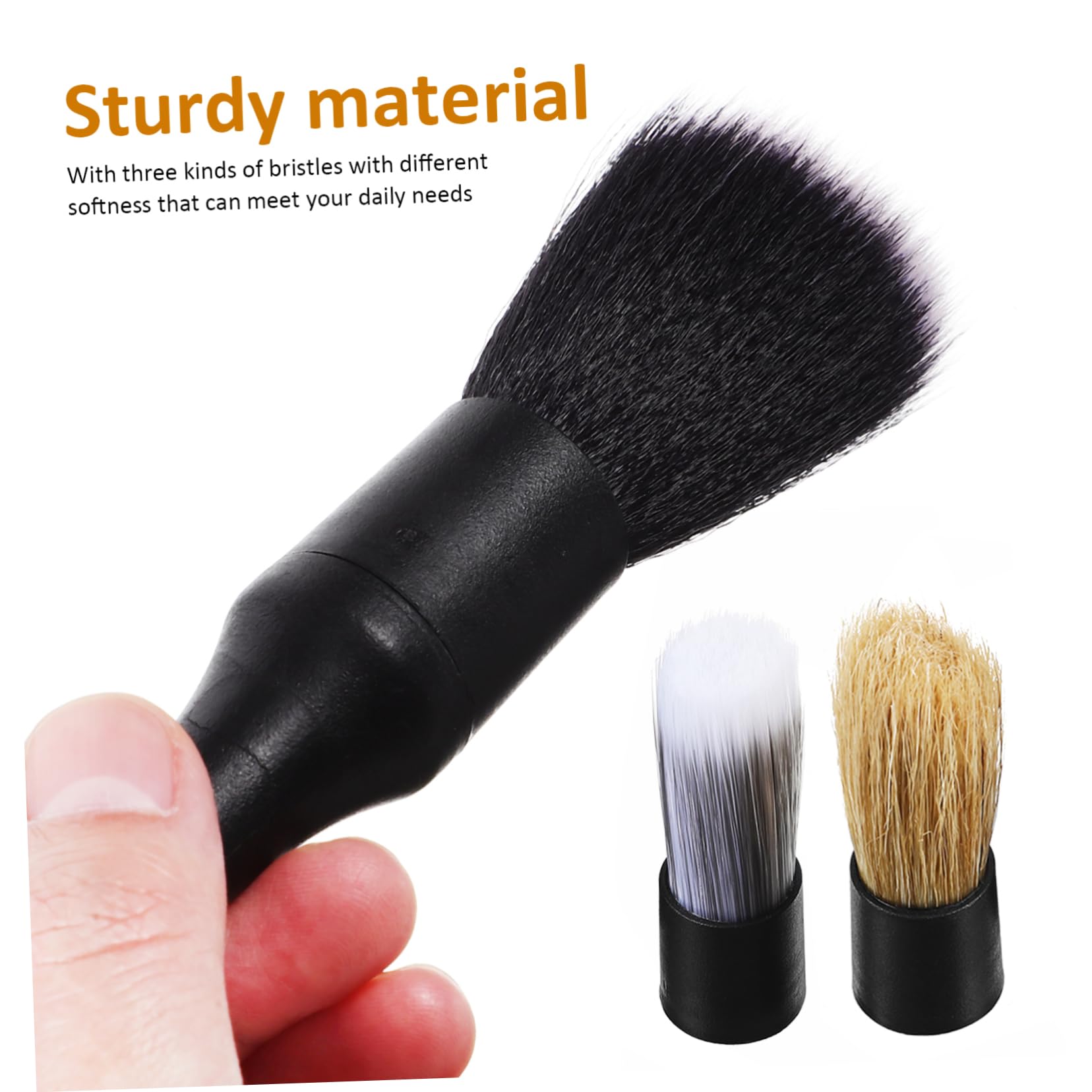 OUNONA Motorcycle Detailing Kit 1 Set Car Cleaning Brush Interior Car Detailing Kit Replacement Brush Heads