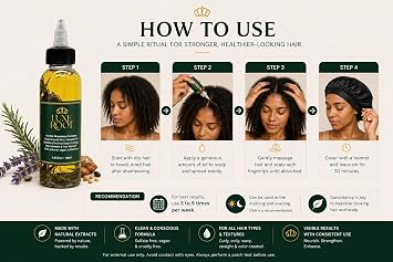 Rosemary Hair Growth Oil 4.04 fl oz (120ml) Real Rosemary Infused Scalp Oil with Biotin, Castor, Argan & Peppermint Oils Hair Strengthening & Thickening Treatment for Women & Men