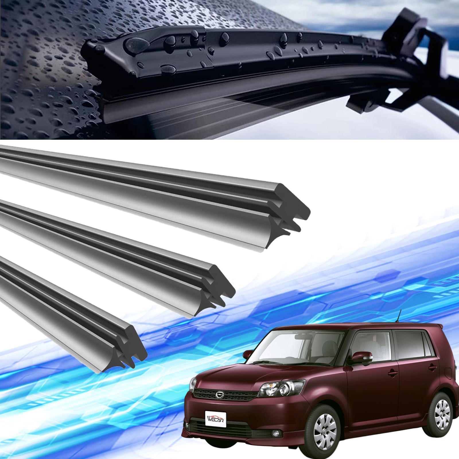 Amazon.co.jp: カローラルミオン ワイパー 替えゴム 適合サイズ 純正