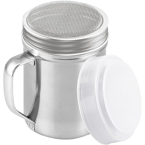 CUSINIUM Powdered Sugar Shaker Duster - With Handle - Cinnamon
