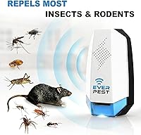 Vista 2 de Ultrasonic Pest Repeller Control Plug in 2 Pack- Electronic Insect Defender - Roach Bed Bug Mouse Mosquito - Indoor Reject - for Cockroach Ants Mice