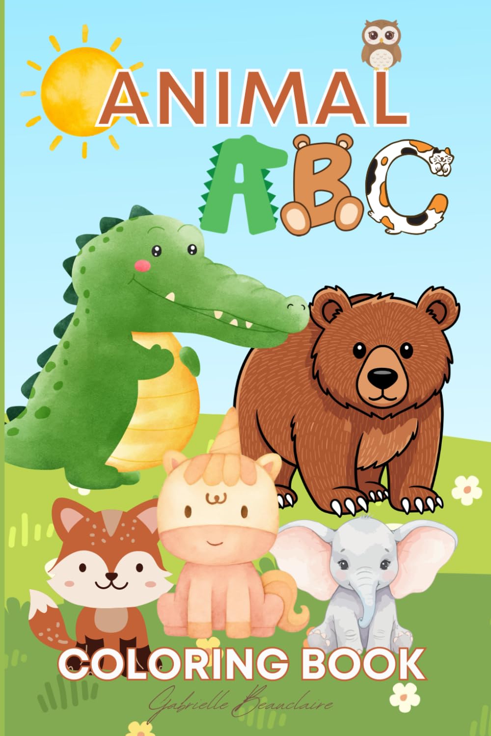 Animal ABC Coloring Book | Trace and Color | Bold-Easy Coloring | Learning Fun