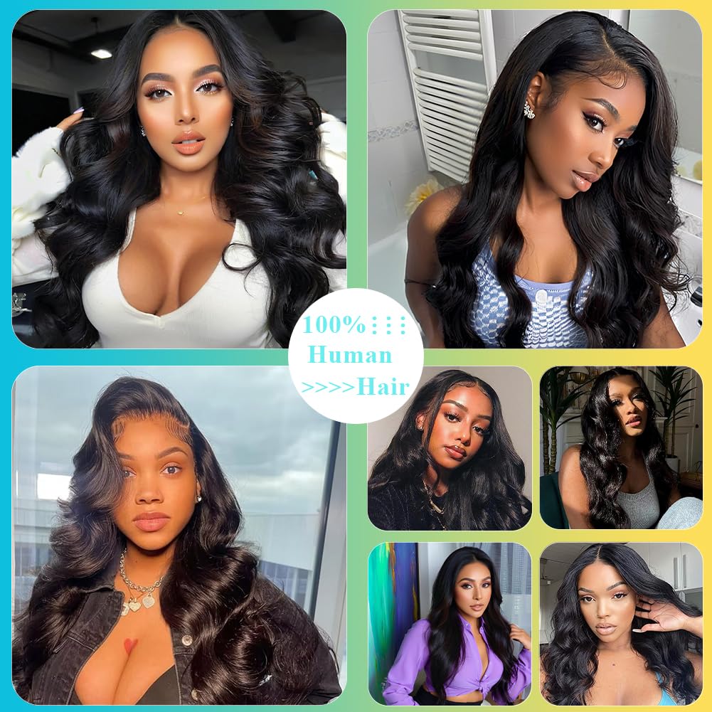 Paquetes de cabello humano ondulado 12A de 20 pulgadas, 1 paquete de cabello humano 100% sin procesar, cabello virgen brasileño de doble trama, paquetes humanos individuales, extensiones de 9
